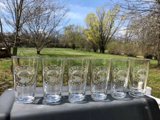 Set Of 6 Deschutes Brewery Craft Beer Pint Glasses Tumblers Breweriana