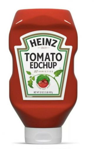 Limited Edition Heinz Edchup - Ed Sheeran X Heinz Ketchup - RARE 4