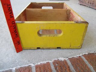 Vintage 1968 Coca - Cola Wooden Bottle Crate Carrier Chattanooga Tenn. 3