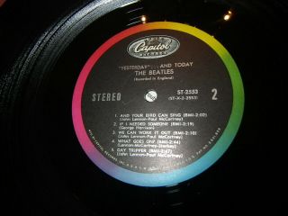 The Beatles ‎– Yesterday And Today Vinyl LP Record Album 5