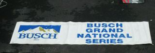 Nascar Busch Grand National Series Race Banner.  Dale Earnhardt.  Rcr