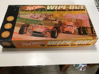 Hot Wheels 1968 Wipe Out Board Game,  The 1st Hw’s Game Made.  Real For 50,  Yrs