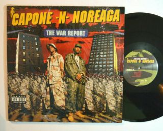 Rap Lp - Capone - N - Noreaga - The War Report In Shrink 2xlp 1997 Penalty Og Vg,