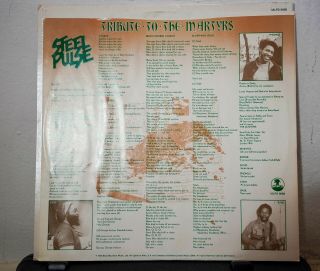STEEL PULSE “Tribute to the Martyrs” 1979 Mango Reggae Vinyl 7