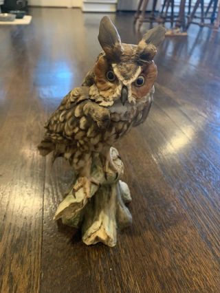 Tay Italy Porcelain Bird - Giuseppe Tagliariol - Owl