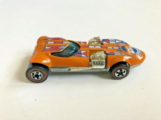 Hot Wheels Redline TwinMill II - Orange with tampo - Issued 1976 - 4