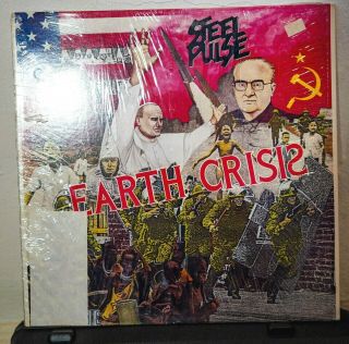 Steel Pulse “earth Crisis” 1984 Elektra Reggae Vinyl