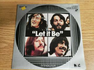 The Beatles Let It Be Laserdisc Extended Play 4508 - 80 Open