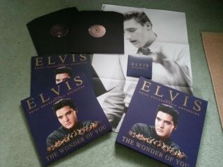 Elvis Presley - The Wonder Of You Deluxe Box Set (vinyl Album Cd.  Poster Book)