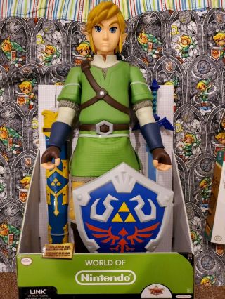Jakks Pacific World Of Nintendo Legend Of Zelda Link Figure 20 "