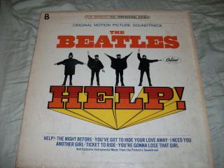 The Beatles ‎ Help Soundtrack Vinyl Lp Album Stereo Nm Vinyl