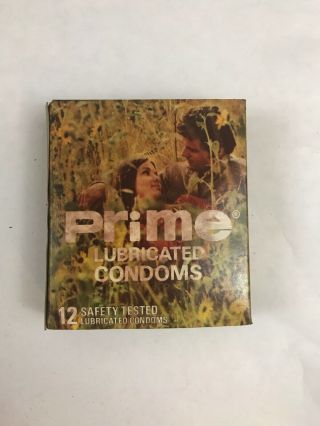 Vintage Prime Condoms - One Dozen Vintage 1980’s Retro Movie Prop ? Sexy 12