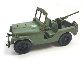 Vintage Processed Plastic Co.  Unbreakable Toys Army Jeep 60s Aurora,  Il Toy