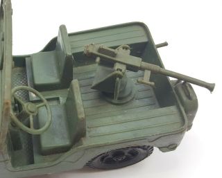 Vintage Processed Plastic Co.  Unbreakable Toys Army Jeep 60s Aurora,  IL Toy 4