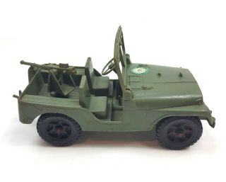 Vintage Processed Plastic Co.  Unbreakable Toys Army Jeep 60s Aurora,  IL Toy 5