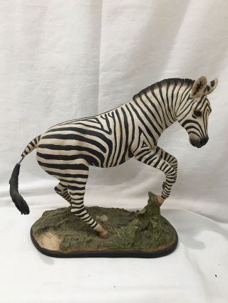 Creart Zebra Statue Mexico No.  683/2500 1986 Hand Crafted