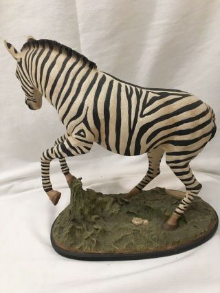Creart Zebra Statue Mexico No.  683/2500 1986 Hand Crafted 3