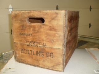 Saxton Bottling Snow White 7 - up Clicquot Club Soda Bottle Wood Crate Bedford Pa 2