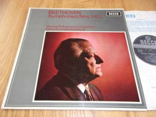 Decca Sxl 6437 Uk 1st Wb Beethoven - Symphonies No 1 & 2 Schmidt Isserstedt Nm