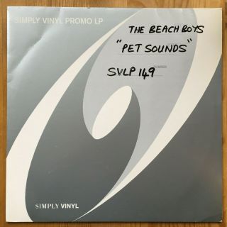 The Beach Boys - Pet Sounds.  Simply Vinyl White Label Promo Lp