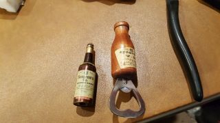2 Vintage Seagrams V.  O.  Canadian Whiskey Bottle Opener Made In West Germany