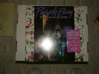 Prince - Purple Rain - W/ Hype Sticker - 1984 Vinyl Lp - 1 - 25110