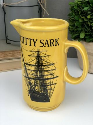 (Set of 3) CUTTY SARK Pitcher Creamer Decanter Collectible Scots Whisky Bar Pub 4
