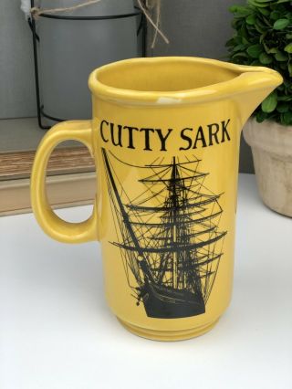 (Set of 3) CUTTY SARK Pitcher Creamer Decanter Collectible Scots Whisky Bar Pub 6