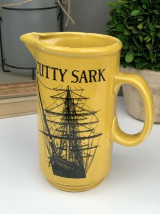 (Set of 3) CUTTY SARK Pitcher Creamer Decanter Collectible Scots Whisky Bar Pub 7