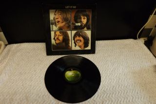 The Beatles Let It Be Lp Red Apple