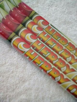 Firecracker Firework Labels ( (cherry On Top))  Candles 4 Pck 10 Ball 