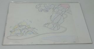 Fantastic Four Hand Drawn Animation Sketch Of Human Torch & The Thing 30