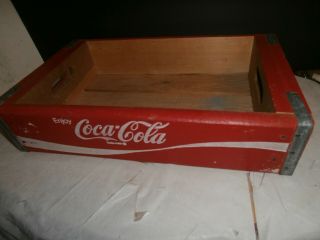 Vintage Coca Cola Coke Wooden Soda Bottle Case Crate Box