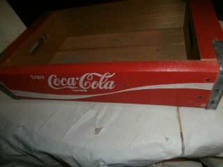 VINTAGE COCA COLA COKE WOODEN SODA BOTTLE CASE CRATE BOX 4