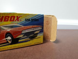 Matchbox Superfast Lesney - No.  41 - Siva Spyder 8