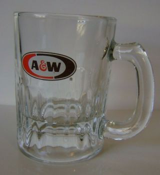 Vintage A&w Root Beer Mini Mug Shot Glass 3.  25 "