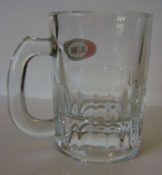 Vintage A&W ROOT BEER MINI MUG SHOT GLASS 3.  25 