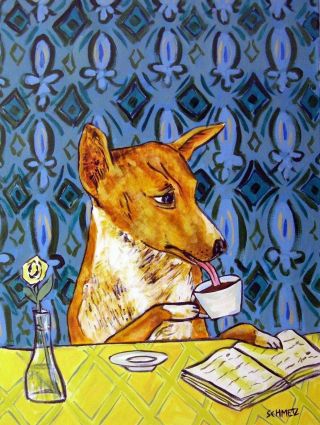 Basenji Coffee Picture Dog Art Mug Coffee Gift 11 Oz