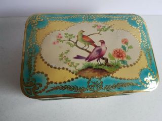 Peek Frean and Co Vintage Biscuit Cookie Tin with Birds 2