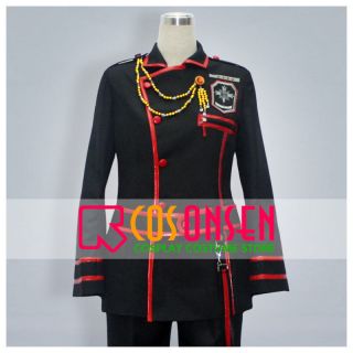 Cosonsen D Gray Man Allen Walker Version Red Black Uniform Cosplay Costume