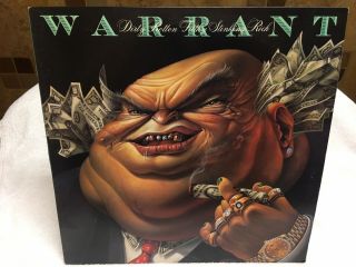 Warrant - Dirty Rotten Filthy Stinking Rich,  Lp Vinyl,  Press 1989