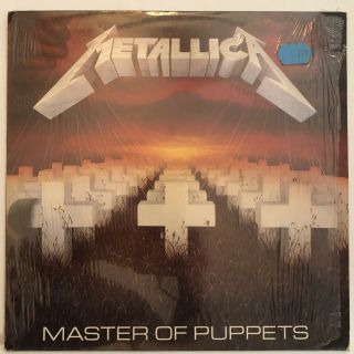Metallica,  Master Of Puppets,  Music For Nations,  Vintage 1986 Vinyl Lp,  Rr 9717