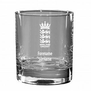 England Cricket - Personalised Whisky Tumbler