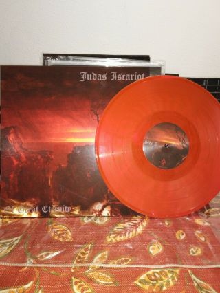 Judas Iscariot - Of Great Eternity Lp Red/orange Vinyl Leviathan Black Metal