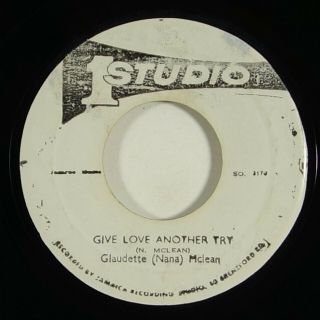Claudette (nana) Mclean " Give Love Another Try " Reggae 45 Studio One Mp3
