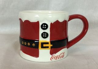 Coca Cola Santa Suit Coffee Mug Christmas Ceramic Cup Holiday