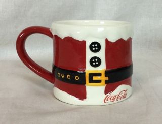 Coca Cola Santa Suit Coffee Mug Christmas Ceramic Cup Holiday 3
