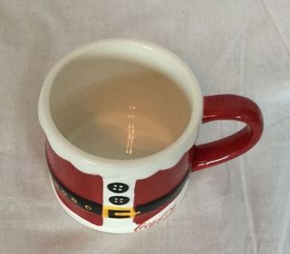 Coca Cola Santa Suit Coffee Mug Christmas Ceramic Cup Holiday 5