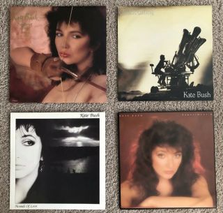 Kate Bush 12” Vinyl Hounds,  Cloudbusting,  Running Up That Hill,  Experiment Iv