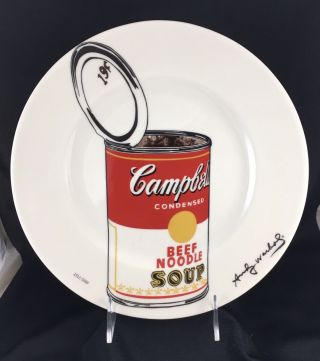 Block Andy Warhol Limited Edition Campbell’s Soup Plate Numbered